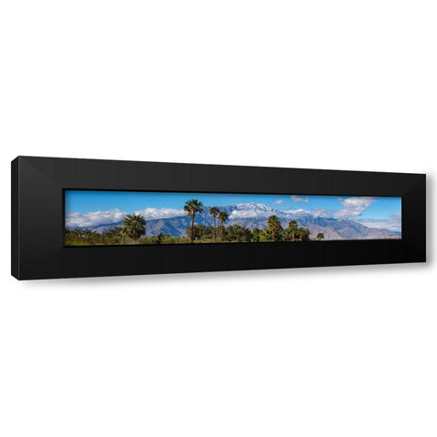 San Jacinto Mountain from Desert Hot Springs- California Black Modern Wood Framed Art Print by Muench, Zandria