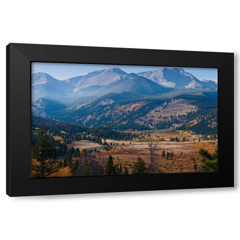 Meadow Overlook-Rocky Mountain National Park-Colorado-USA Black Modern Wood Framed Art Print by Miller, Anna
