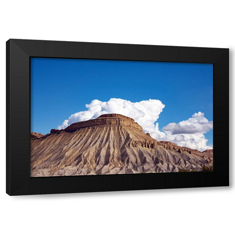 USA-Colorado-Grand Junction Little Book Cliffs Black Modern Wood Framed Art Print by Friel, Bernard