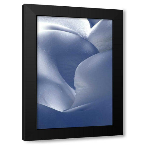 USA, Colorado, Steamboat Springs Snow mound Black Modern Wood Framed Art Print by OBrien, Jay