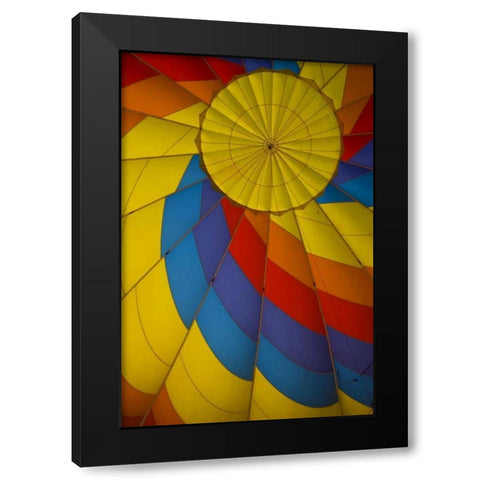 CO, Colorado Springs, Inside a Hot air balloon Black Modern Wood Framed Art Print with Double Matting by Grall, Don