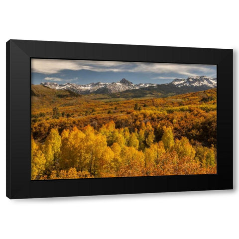 Colorado Dallas Divide in San Juan Mountains Black Modern Wood Framed Art Print with Double Matting by Illg, Cathy and Gordon