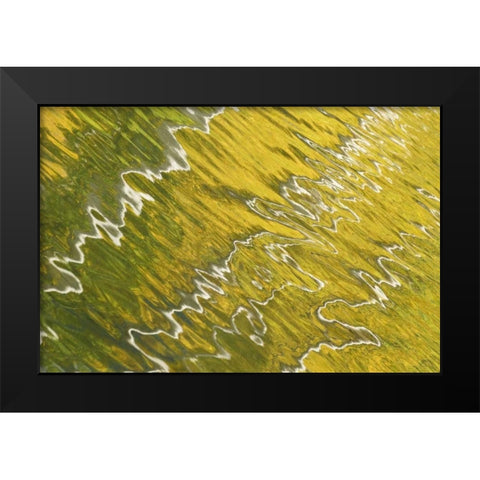 Colorado, San Juan Mts Reflection in Woods Lake Black Modern Wood Framed Art Print by Bush, Marie