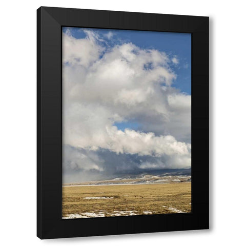 CO, South Park Winter clouds over Wilkerson Pass Black Modern Wood Framed Art Print by Grall, Don