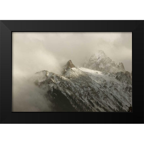 Colorado, Sneffels Range Clouds over Mt Sneffels Black Modern Wood Framed Art Print by Grall, Don