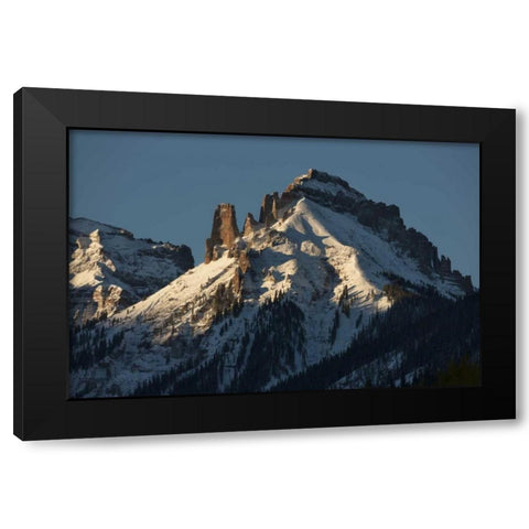 Colorado, Uncompahgre NF Sunrise on Turret Ridge Black Modern Wood Framed Art Print by Grall, Don
