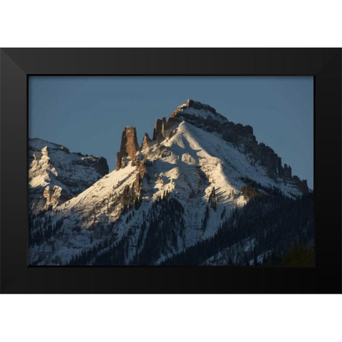 Colorado, Uncompahgre NF Sunrise on Turret Ridge Black Modern Wood Framed Art Print by Grall, Don