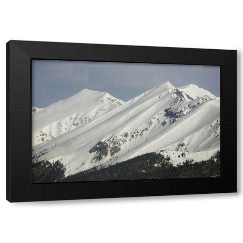 Colorado Fresh spring snow coats Sawatch Range Black Modern Wood Framed Art Print by Grall, Don