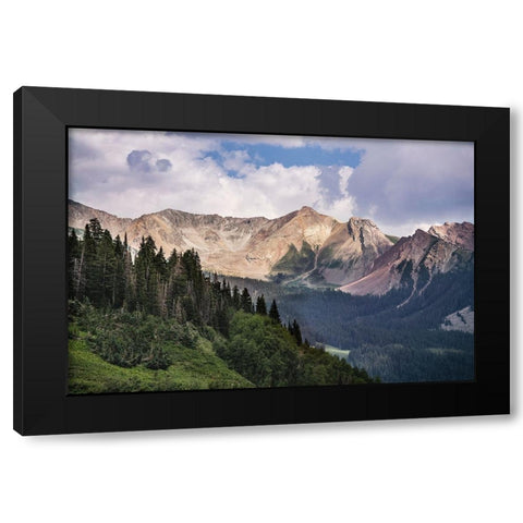 USA-Colorado-Gunnison National Forest Landscape with Avery Peak Black Modern Wood Framed Art Print with Double Matting by Jaynes Gallery