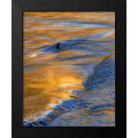 PA, Delaware Water Gap National Recreational Area Black Modern Wood Framed Art Print by OBrien, Jay