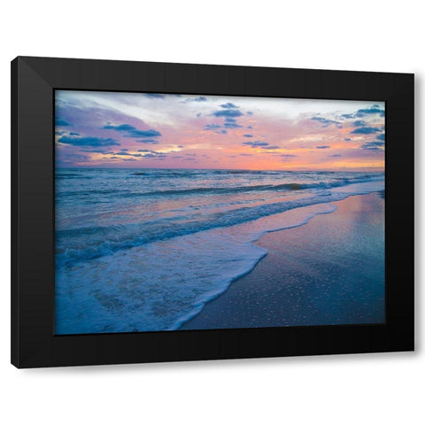 Sunset on Sanibel Island-Florida-USA Black Modern Wood Framed Art Print with Double Matting by Miller, Anna