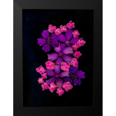 USA-Florida-Celebration-A bouquet of flowers Black Modern Wood Framed Art Print by Looney, Hollice