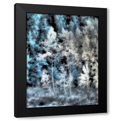 USA-Idaho-Aspens a with soft focus Black Modern Wood Framed Art Print with Double Matting by Eggers, Terry