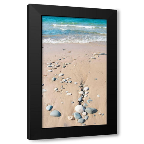 Michigan Landscape Black Modern Wood Framed Art Print by Miller, Anna