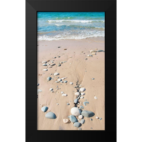 Michigan Landscape Black Modern Wood Framed Art Print by Miller, Anna