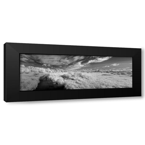 USA-Minnesota-Mississippi River Headwaters region-Mississippi River Black Modern Wood Framed Art Print with Double Matting by Hawkins, Peter