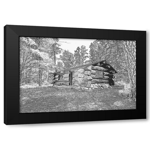 USA-Minnesota-Itasca State Park Black Modern Wood Framed Art Print by Hawkins, Peter