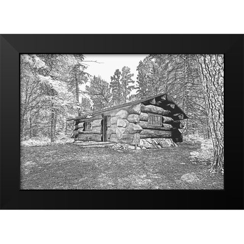 USA-Minnesota-Itasca State Park Black Modern Wood Framed Art Print by Hawkins, Peter