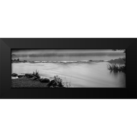 USA-Minnesota-Itasca State Park-Mississippi Headwaters Black Modern Wood Framed Art Print by Hawkins, Peter