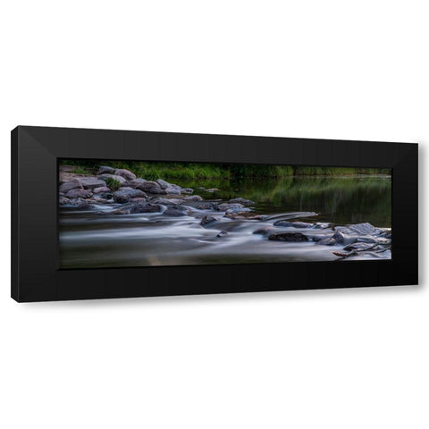 USA-Minnesota-Itasca State Park-Mississippi Headwaters Black Modern Wood Framed Art Print by Hawkins, Peter
