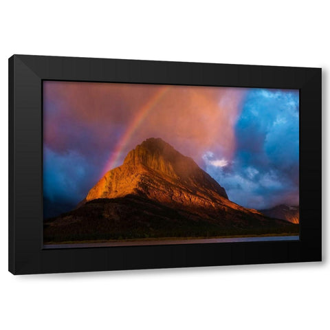 Glacier National Park-Grinnell Black Modern Wood Framed Art Print with Double Matting by Theodore, George