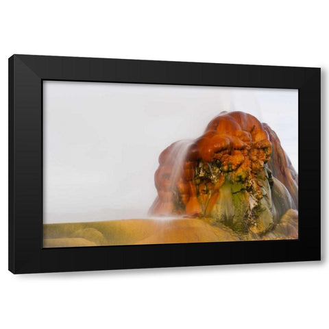 Nevada, Black Rock Desert View of the Fly Geyser Black Modern Wood Framed Art Print with Double Matting by Illg, Cathy and Gordon
