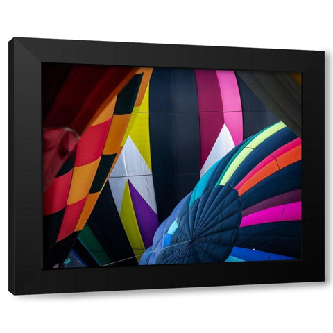 Mass Ascension Albuquerque International Balloon Fiesta-Albuquerque-New Mexico Black Modern Wood Framed Art Print with Double Matting by Pryor, Maresa