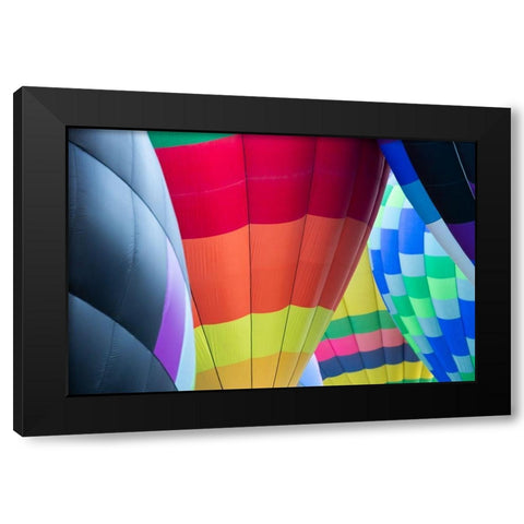 Mass Ascension Albuquerque International Balloon Fiesta-Albuquerque-New Mexico Black Modern Wood Framed Art Print with Double Matting by Pryor, Maresa