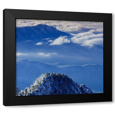 View from the Sandia Mountain Wilderness-New Mexico Black Modern Wood Framed Art Print by Pryor, Maresa