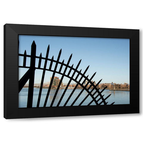 USA-New York City-Manhattan-Upper East Side Black Modern Wood Framed Art Print with Double Matting by Jones, Allison