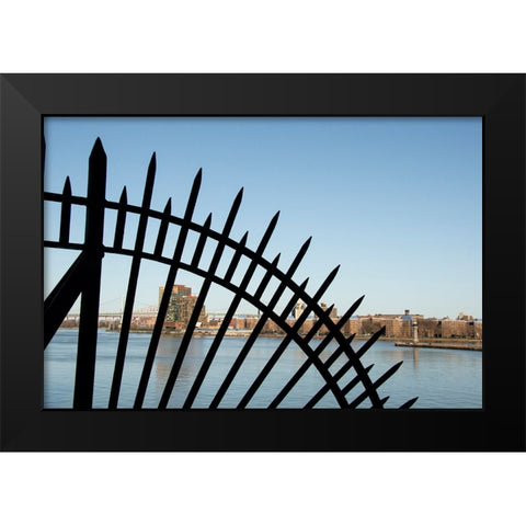 USA-New York City-Manhattan-Upper East Side Black Modern Wood Framed Art Print by Jones, Allison