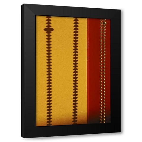 OR, Portland Sunlight on brass pull chain Black Modern Wood Framed Art Print by Terrill, Steve