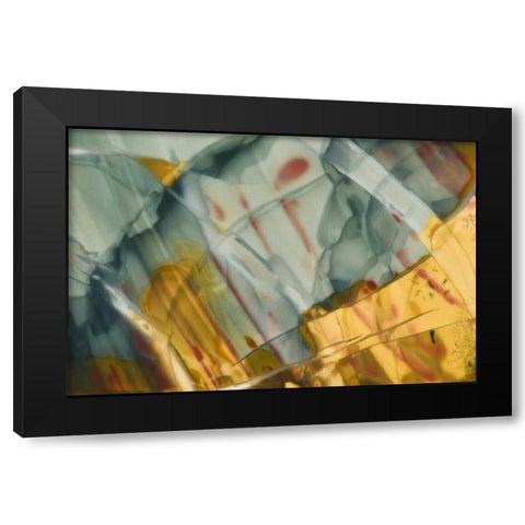 Oregon, Owyhee River Valley Morrisonite Jasper Black Modern Wood Framed Art Print by Kirkland, Dennis