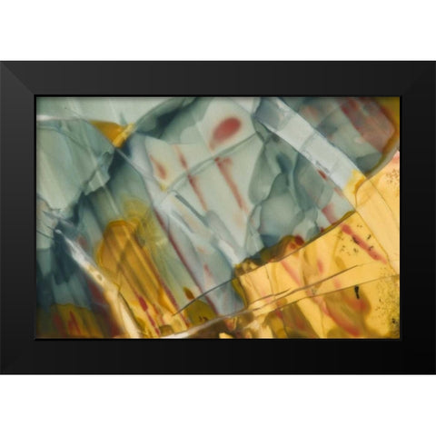 Oregon, Owyhee River Valley Morrisonite Jasper Black Modern Wood Framed Art Print by Kirkland, Dennis