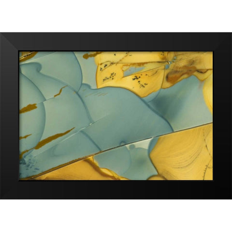 Oregon, Owyhee River Valley Morrisonite Jasper Black Modern Wood Framed Art Print by Kirkland, Dennis