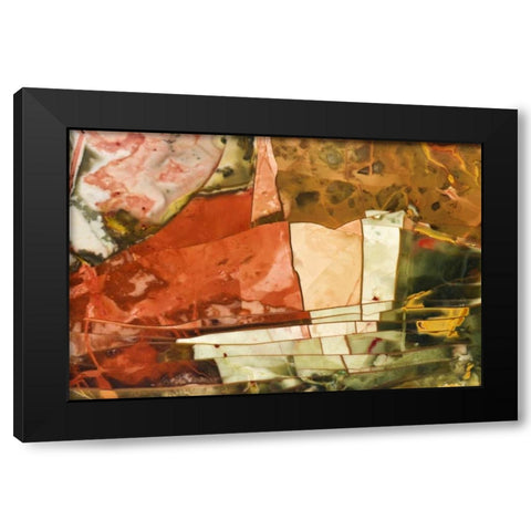 Oregon, Owyhee River Valley Morrisonite Jasper Black Modern Wood Framed Art Print with Double Matting by Kirkland, Dennis