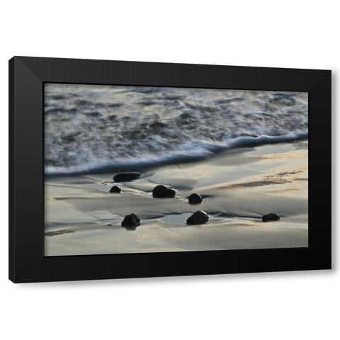 USA, Oregon Beach scenic Black Modern Wood Framed Art Print by Rotenberg, Nancy