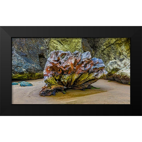 USA-Oregon-Bandon-Beach Black Modern Wood Framed Art Print by Restuccia, Joe III