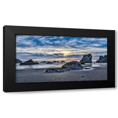 USA-Oregon-Bandon-Beach Black Modern Wood Framed Art Print with Double Matting by Restuccia, Joe III