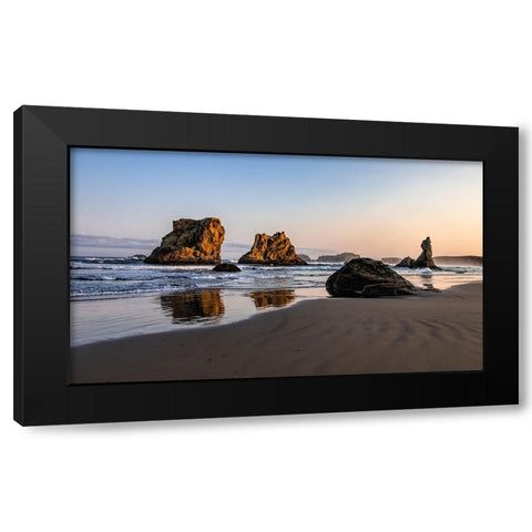 USA-Oregon-Bandon-Beach Black Modern Wood Framed Art Print with Double Matting by Restuccia, Joe III