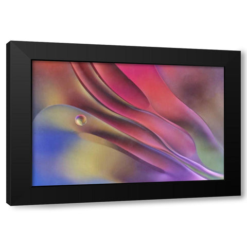 USA, Pennsylvania, Erie Oil abstract Black Modern Wood Framed Art Print with Double Matting by Anon, Ellen