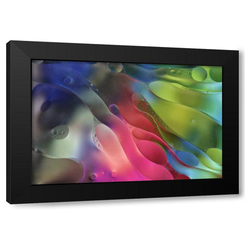USA, Pennsylvania, Erie Oil abstract Black Modern Wood Framed Art Print with Double Matting by Anon, Ellen