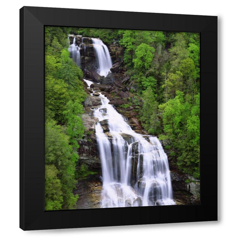 USA, Whitewater Falls in South Carolina Black Modern Wood Framed Art Print with Double Matting by Talbot Frank, Christopher