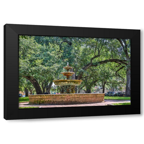 Usa-South Carolina-Charleston Black Modern Wood Framed Art Print by Looney, Hollice
