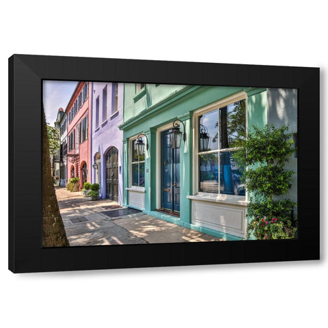 Usa-South Carolina-Charleston Black Modern Wood Framed Art Print with Double Matting by Looney, Hollice