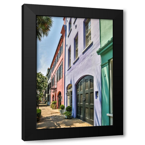 Usa-South Carolina-Charleston Black Modern Wood Framed Art Print with Double Matting by Looney, Hollice