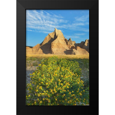 Badlands National Park-South Dakota Black Modern Wood Framed Art Print by Majchrowicz, Alan