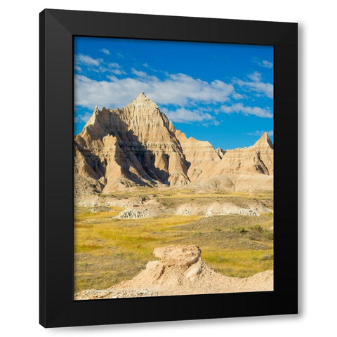 South Dakota- Badlands National Park. Badlands rock formations Black Modern Wood Framed Art Print by Wild, Jamie and Judy