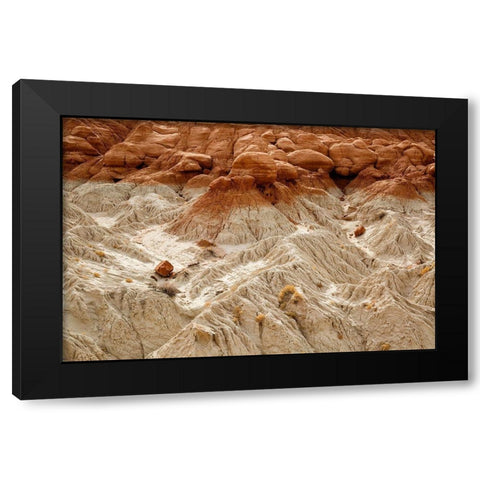 Utah-Grand Staircase-Escalante National Monument-Toadstools area Black Modern Wood Framed Art Print with Double Matting by Collins, Ann