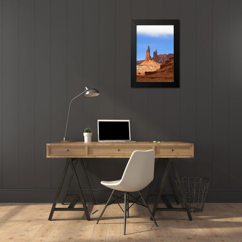 USA, Utah, Moab, Canyonlands NP, White Rim Trail Black Modern Wood Framed Art Print by Lord, Fred